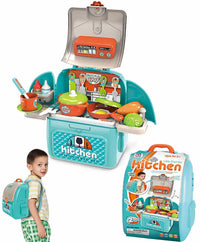 HKM-917971 Pink Kitchen Toy Set for Kids - Pretend Play Cooking Simulation for Ages 2 to 13 Years