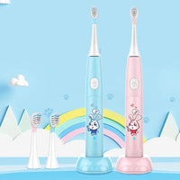 HKM-585491 Sonic Soft Eco-Friendly Electric Toothbrush with Soft Bristles for Adults and Kids