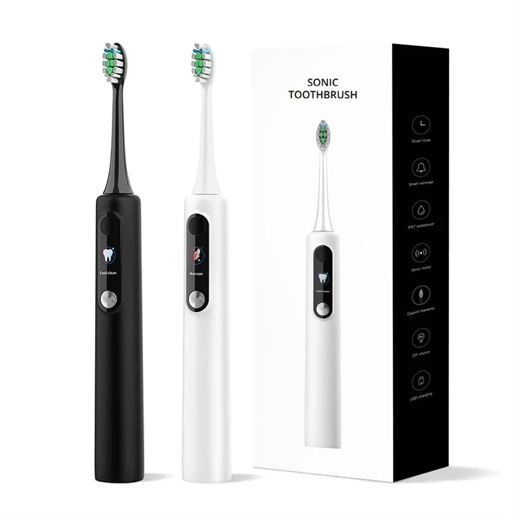 HKM-093971 Ultrasonic Rechargeable Electric Toothbrush for Effective Teeth Cleaning