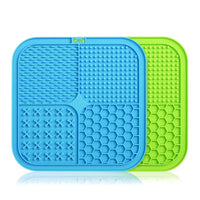 HKM-504339 Silicone Pet Licking Mat for Slow Feeding, Reduces Anxiety, Dishwasher and Freezer Safe