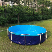 HKM-339859 Metal Frame Folding Swimming Pool for Outdoor Family Fun