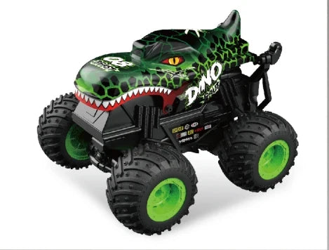HKM-934931 360° Rotating Remote Control Dinosaur Stunt Truck - 2.4G Electric Crawler for Indoor and Outdoor Play