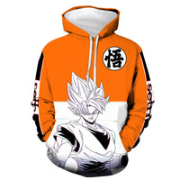 HKM-915539 OEM Custom logo Clothing Sweatshirt Long Sleeves Knitted Pullover Sweater Clothes Hooded 3D Digital Printed Anime Hoodie