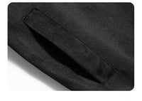 HKM-127955 Fashion Man Coat Casual Oversized Sports Design Long Canvas Jacket Zipper Closure Suede Jacket Man