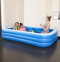 HKM-274323 Inflatable Outdoor Swimming Pool for Adults and Kids - Perfect for Garden Use