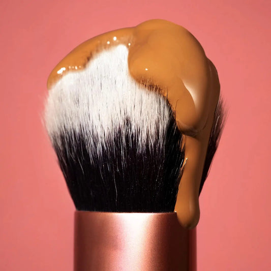 HKM-636371 Professional Synthetic Fibre Powder Makeup Brush for Cream and Foundation Application