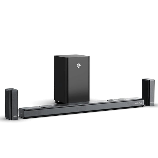 KTX-024659 500W Wireless Bluetooth Soundbar with Subwoofer and Multiple Connections for Home Audio System