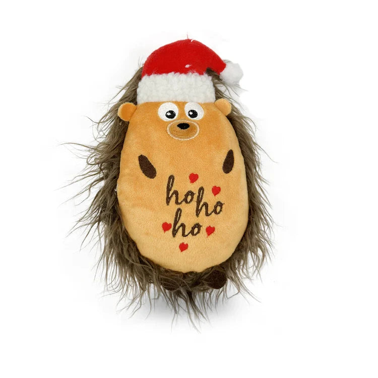 HKM-930323 Plush Hedgehog Squeaky Dog Toy for Interactive Play