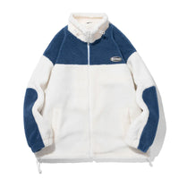 HKM-538131 Men's Lamb Fleece and Thick Cotton Stand Collar Puffer Jacket Winter Clothing for Men Finished Product Clothing