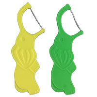 HKM-438611 Biodegradable PLA Corn Dental Floss Picks for Kids