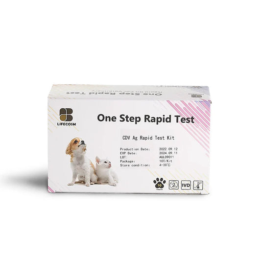 HKM-470419 Canine Distemper Virus Antigen Rapid Test Kit - 10 Devices for Accurate Detection