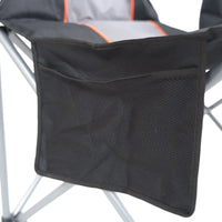 HKM-602003 Portable Folding Armchair for Outdoor Activities, Padded for Comfort During Camping, Fishing, and Beach Use
