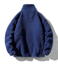 HKM-996883 Jacket for Men Winter Sporty Puffer Style Thickened Cotton Lamb Trend Granular Velvet Stand Collar Coats Jacket Custom