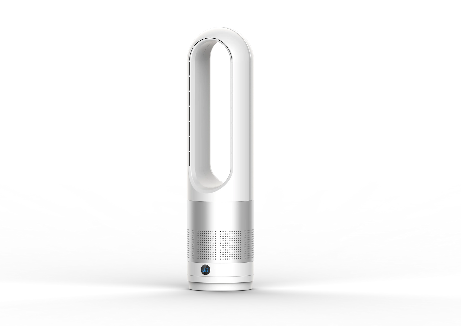 KTX-803219 Bladeless Dual-Use Fan with Air Purification, 8-Speed Cooling and Heating, Remote and Touch Control