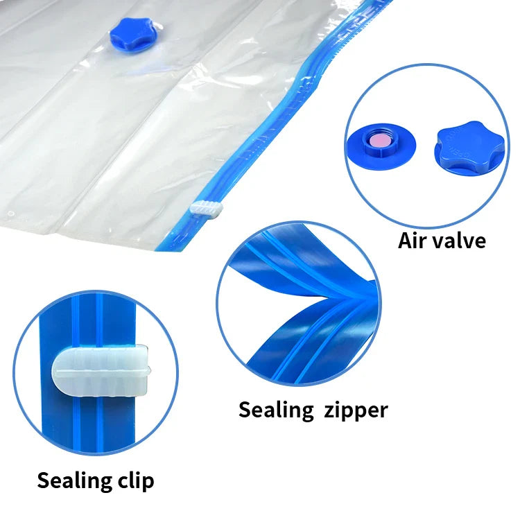KTX-286547 Dustproof Vacuum Storage Bags for Clothes and Household Items - Multiple Sizes Available