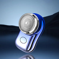 HKM-422803 Compact Waterproof Mini Electric Razor for Travel - Rechargeable Pocket Shaver