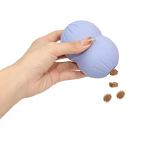HKM-044435 Tough Natural Rubber Figure Eight Dog Toy – Anxiety Reliever and Treat Dispenser