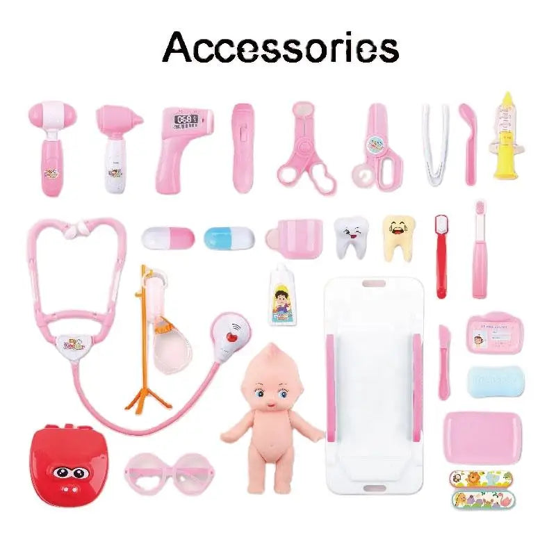 HKM-868243 Doctor Toy Set with Ambulance Car and Medical Kit for Role Play and Imaginative Play