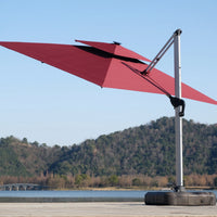 3x3m New Design Outdoor Sun LED Light Aluminum Frame Roman Umbrella for Patio & Garden Shading Outdoor Furniture by WEISEN