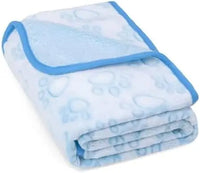 HKM-176659 Soft and Warm 40"x32" Pet Blanket for Dogs and Cats, Machine Washable, Fleece Material, Ideal for Indoor Use