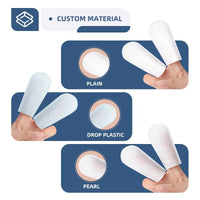 HKM-699795 Pet Care Ear Cleaning Finger Wipes with Custom Pearl Pattern Design for Dogs and Cats