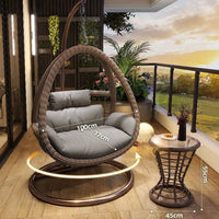 Modern Design Indoor Outdoor Rocking Swing Bird's Nest Balcony Hammock Chair 2-Seater Outdoor Furniture Hanging Basket Swing