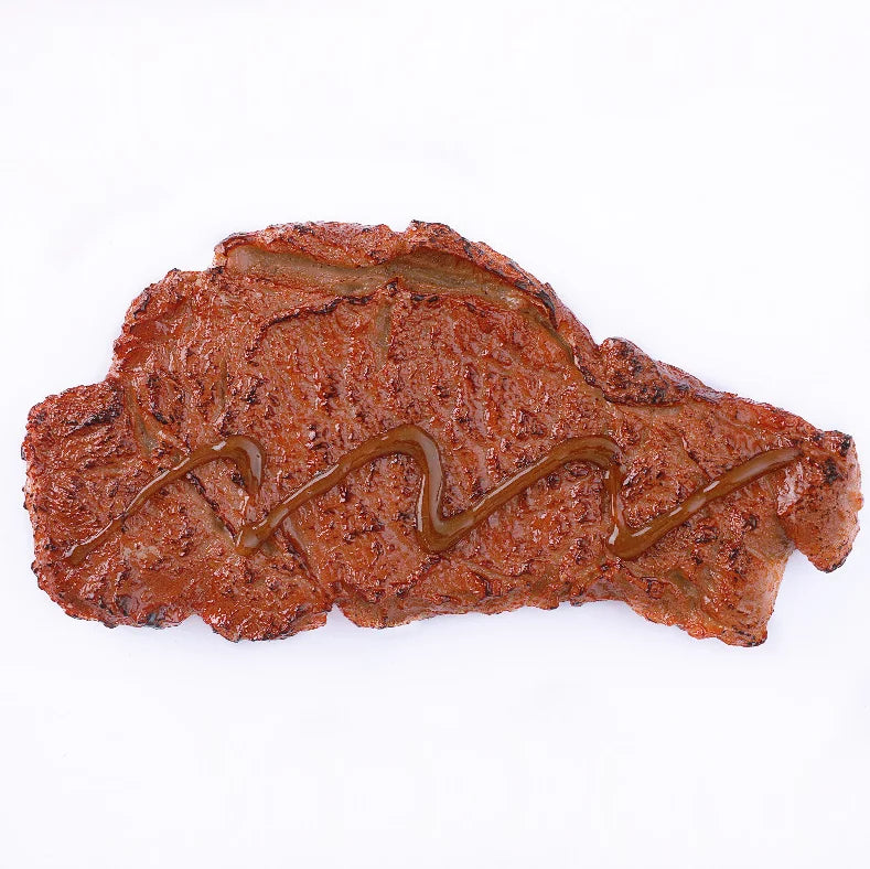 Artificial Steak Simulation Food  Cooked Roast Beef Meat Home Kitchen Market Display Photography Props