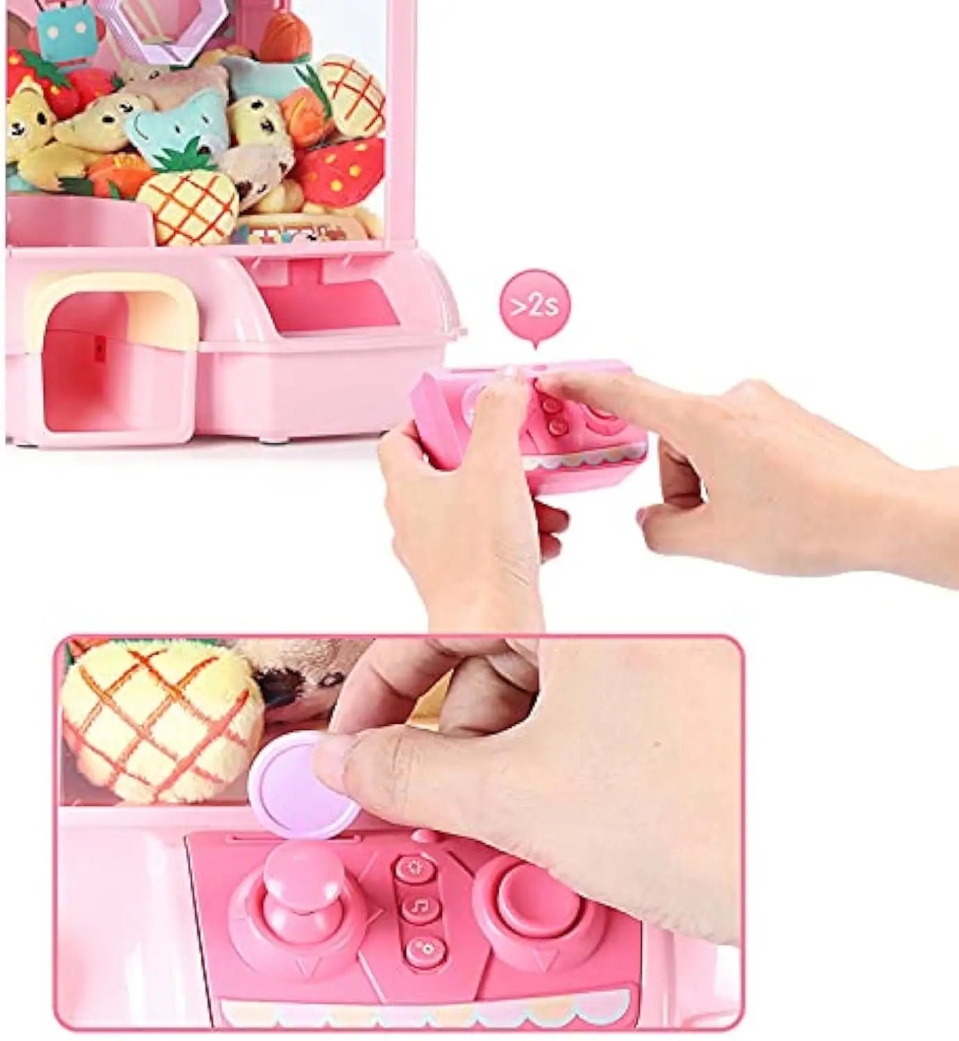 HKM-245651 Mini Claw Machine Toy with Plush Toys for Kids - Fun Crane Game for Ages 5 and Up