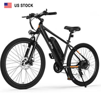 Qlife Racer 27.5 Inch 21 Speed Cycle Battery Electric Mountain Bike with Lithium Battery
