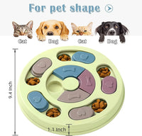 HKM-700947 Interactive Dog Puzzle Toy - Slow Feeder and Treat Dispenser for Engaging Play and Training