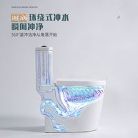 HKM-3165395 Smart Toilet One Piece Elongated Siphon Jet Flush White Ceramic Floor Mounted Bidet Seat With Remote Control Toilet