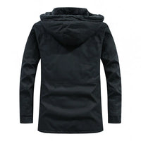HKM-636435 Men's Jackets Winter Mid-Length Plush Thick Coat Warm Cotton Jacket Work Bomber Jacket Made Men's Coats