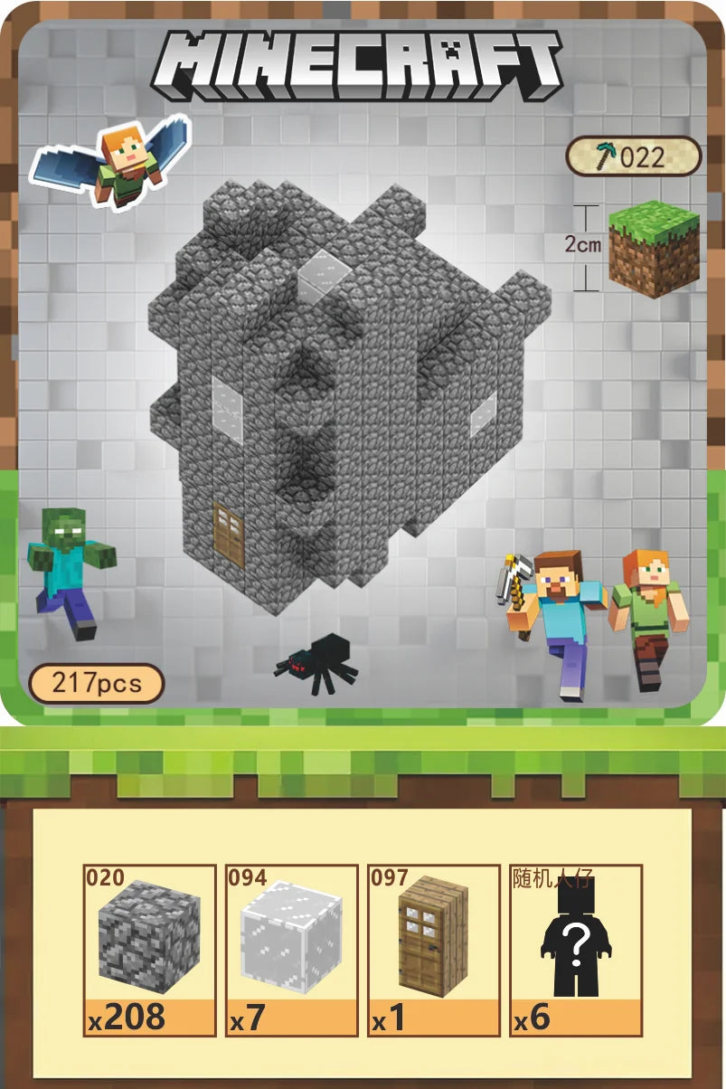 KTX-252179 Magnetic Building Block Set for Creative Play - DIY Cube Puzzle Toy with Over 500 Accessory Styles