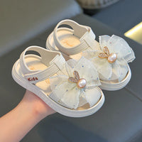 HKM-558547 OEM Beautiful Soft Rubber Baby Girls' Casual Shoes Hot Selling Cute Newborn Princess Shoes with Soft Breathable Bottom