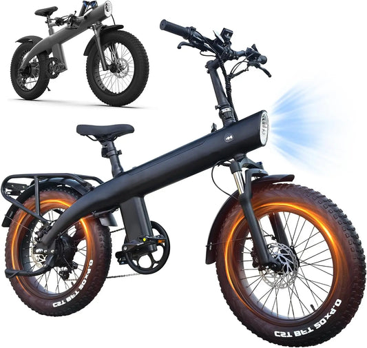 USA EU Warehouse Fast Shipping 48V 13AH 20inch Fat Tire Rear Hub Motor Folding Ebike Electric Mountain Bike 60 km