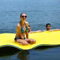 HKM-733075 Floating Water Foam Mat for Lakes and Pools - Recreational Water Rafting and Relaxation