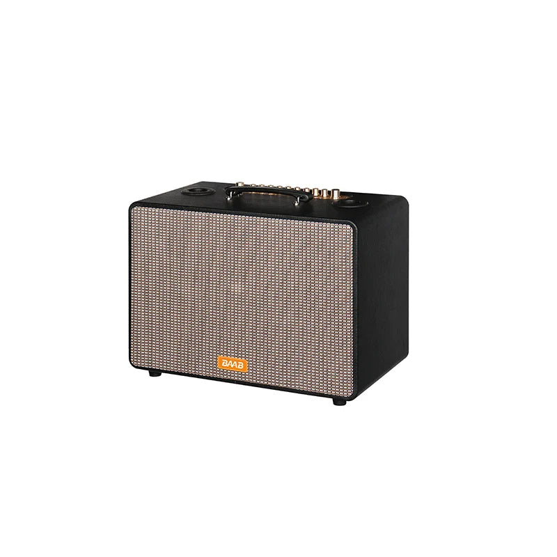 KTX-464147 Portable Wireless Speaker with Built-in Microphone, LED Lighting, and Bluetooth Connectivity for Outdoor Use