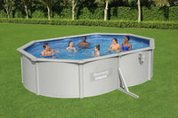 HKM-782803 Endless Outdoor Portable Family Swimming Pool - Bestway Hydrium Steel Wall Container