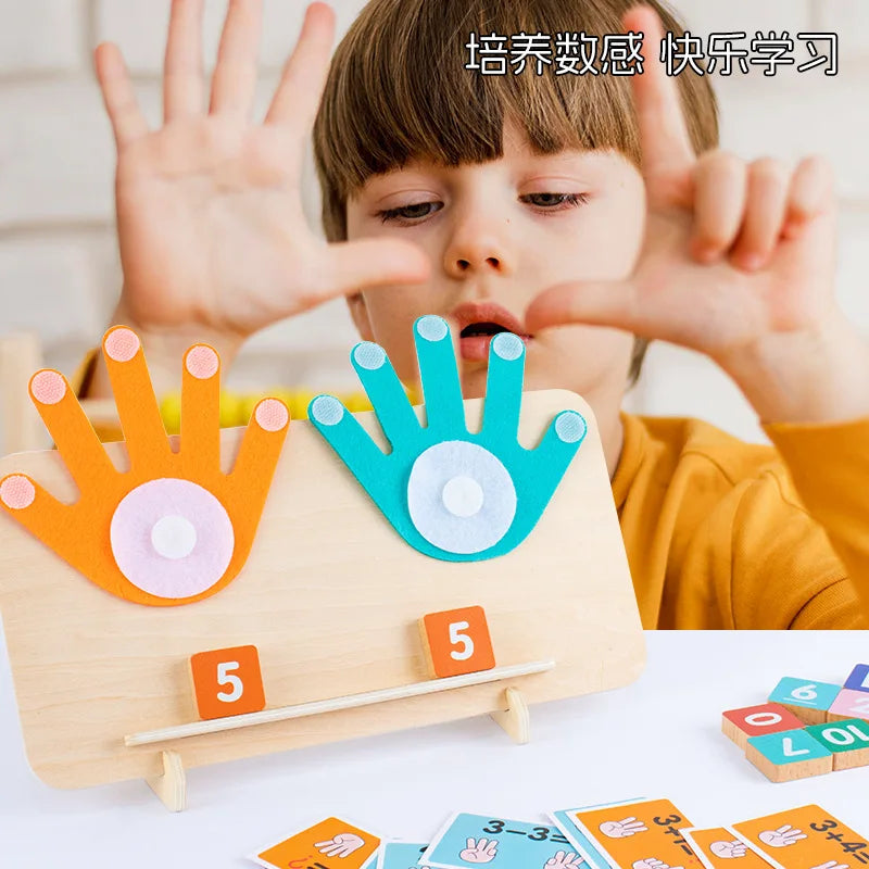 KTX-049811 Montessori Digital Teaching Aids for Kindergarten - Math and Cognitive Learning Toys