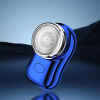 HKM-422803 Compact Waterproof Mini Electric Razor for Travel - Rechargeable Pocket Shaver
