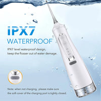 HKM-945939 Portable Electric Water Flosser with 310ml Large Tank for Effective Oral Care