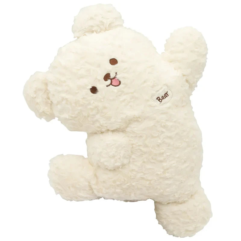 KTX-507731 Tsubomi Cartoon Bear Plush Toy Hugging Pillow - Unisex Stuffed Doll, 55cm Long Plush Filling