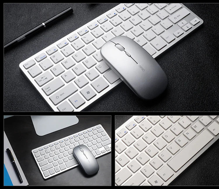 HKM-625107 Wireless Ergonomic Keyboard and Mouse Combo for PC - 2.4G Wireless Technology