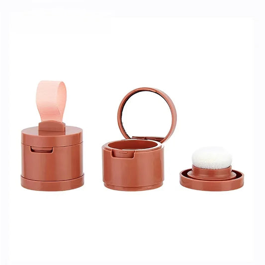 HKM-751635 Customisable Loose Powder Makeup Jar with Sponge Ball Applicator