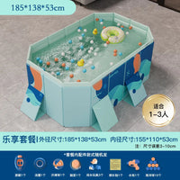 HKM-848339 Large Rectangular Above Ground Swimming Pool for Outdoor Use