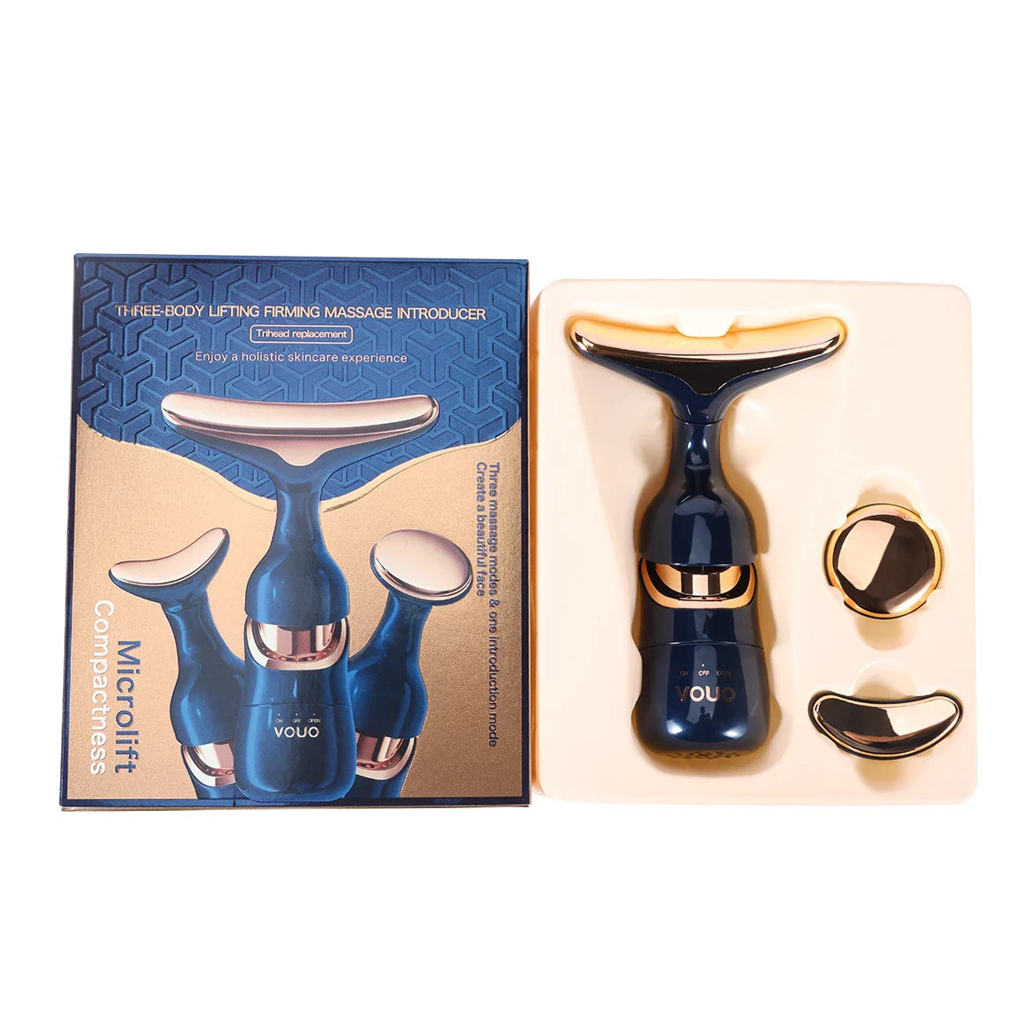 HKM-258963 Anti-Aging Face and Neck Massager for Skin Firming and Wrinkle Reduction