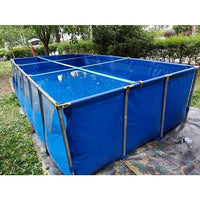 HKM-044947 Foldable Outdoor Rectangular Pool with Aeration System for Shrimp and Koi养殖