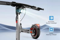 HKM-7220435 Electric Scooter 350W Motor 36V 10.4Ah Battery 26 Mile Range 10-Inch Tires Dual Suspension Foldable Bluetooth