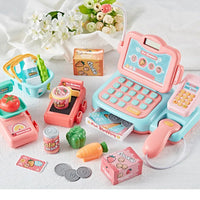 HKM-541715 Kids Cash Register Play Set with Scanner – Fun Supermarket Simulation Toy for Ages 2 to 13