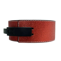 HKM-452819 Leather Weightlifting Belt - 10mm Thick Cowhide, 4-Layer Design, Lever Closure